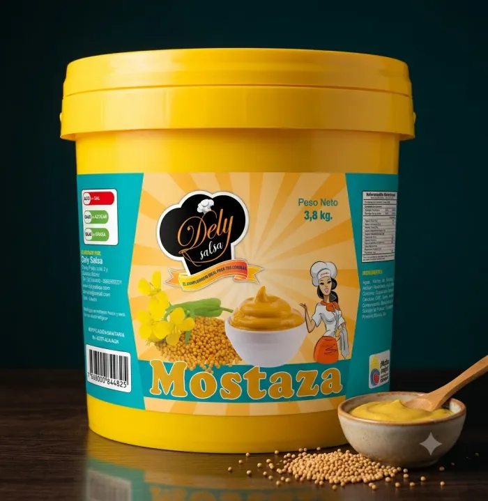 Balde de mostaza Dely Salsa
