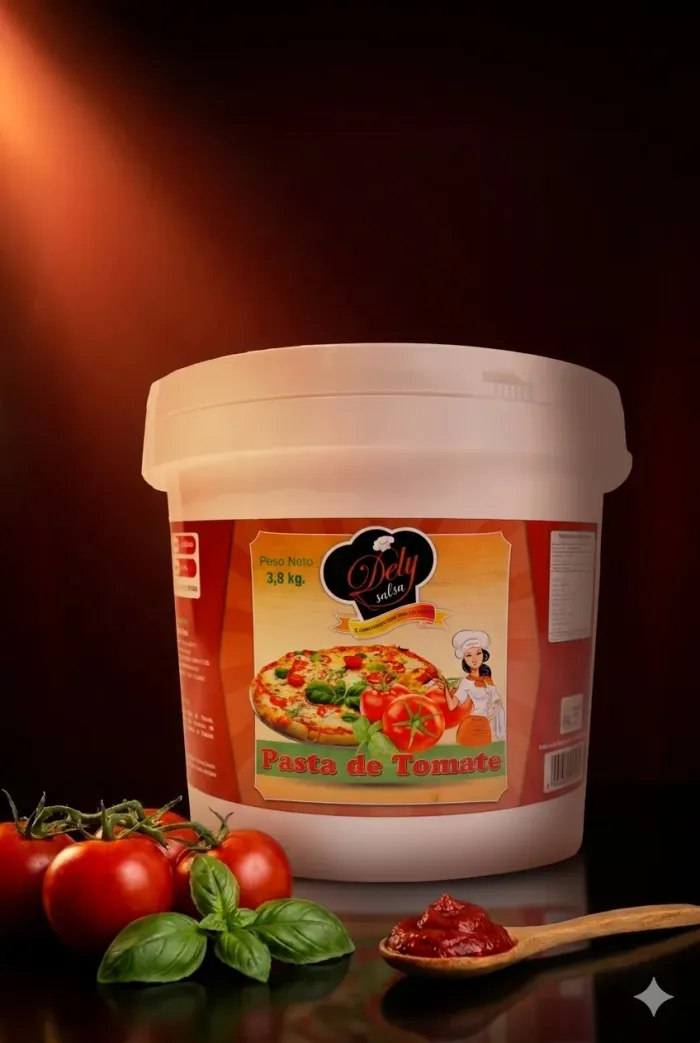 Balde de pasta de tomate Dely Salsa