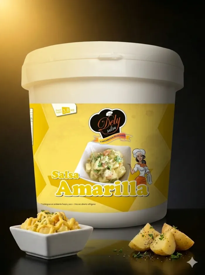Balde de salsa amarilla Dely Salsa