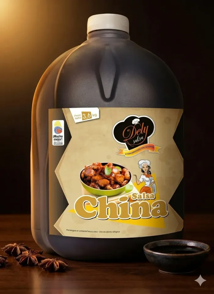 Frasco de salsa China Dely Salsa